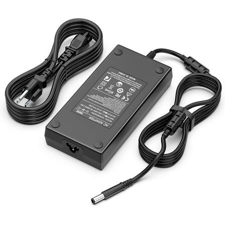 HFLRZZ 180W Laptop Charger 19.5V 9.23A AC Laptop Charger for Dell Adapter Power Supply Cord for Dell Alienware 15 R3 M14X M15X Precision 7510 Precision 17 7710 M4600 M4700 M4800 Laptop, Black