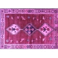 thumbnail image 1 of Ahgly Company Indoor Rectangle Persian Purple Traditional Area Rugs, 5' x 8', 1 of 4