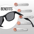 thumbnail image 3 of Paquete de 10 Gafas de Sol Retro Estilo 80's Got Shades Unisex con Protección UV 100%, 3 of 7