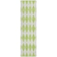 thumbnail image 2 of Addison Rugs Chantille Indoor/Outdoor Transitional Diamonds Lime Washable Runner Rug, 2'3" x 7'6", 2 of 6