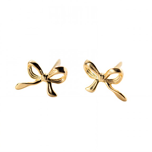 DESIGNICE 2Pcs Stud Earrings for Women,Bare Feel Stud Earrings for Women Hypoallergenic,Touch-Safe Flat Back Stud Earrings,Gold