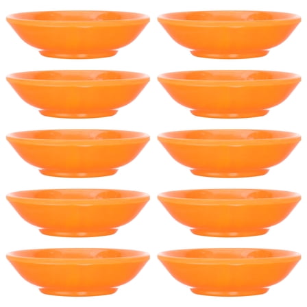 Topbathy Dipping Sauce Dish Dipping Bowls Orange mine 10pcs