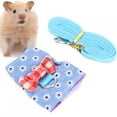 thumbnail image 4 of Bunny Harness and Leash Set, Rabbit Chest Harness Pet Leash Harness Set Rabbits Vest Harness Breathable Chest Strap Traction Rope for Hamster Rabbit Kitten Small Animals, 4 of 7
