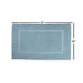 thumbnail image 2 of LA HAMMAM 2 Pack 20” × 34” Turkish Cotton Bath Mats Floor Towels for Bathroom, Hotel, Kitchen, Shower & Spa | Anti-Slip, Machine Washable, Soft, Absorbent & Quick Dry Floor Towel Mat Set - Blue, 2 of 6