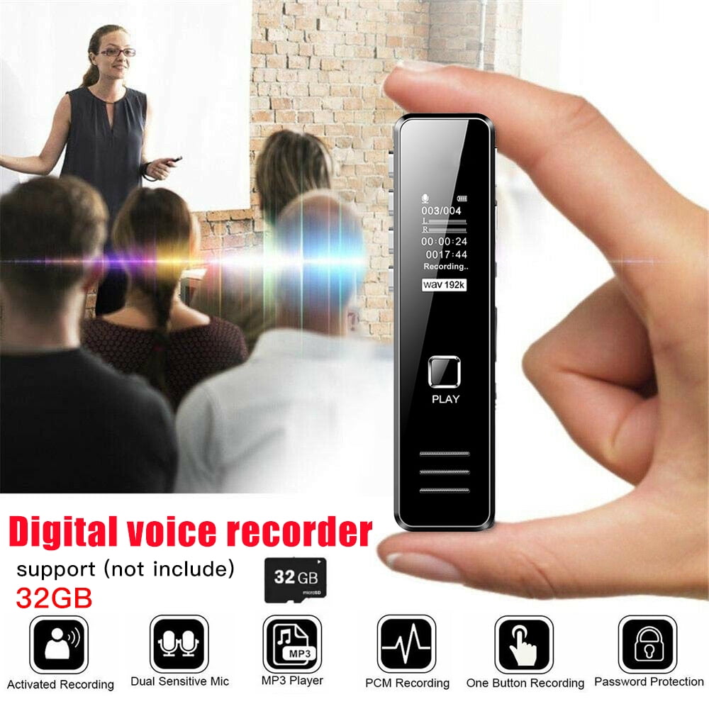 Digital Voice Recorder, Black