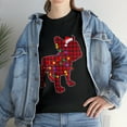 thumbnail image 2 of Red Plaid French Bulldog Dog Christmas Pajamas Xmas T-shirt, 2 of 2