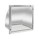 thumbnail image 2 of Rejilla de ventilación para secadora, rejilla de ventilación para salida de pared, protección contra la lluvia y la nieve, cubierta de ventilación de 14 pulgadas, 2 of 10