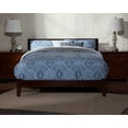 thumbnail image 3 of AFI Orlando Queen Solid Wood Platform Bed, Walnut, 3 of 6