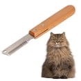 thumbnail image 4 of Peine Para Pelar Mascotas, Masaje Multifunción Para Quitar El Pelo Flotante, Cuchillo Para Pelar Perros Con Mango Ergonómico Para Gatos Y Mascotas ANGGREK Otros, 4 of 8