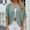 Green, variant on Kayannuo Blouses for Women Tee Shirts for Women Women's Solid Color Cardigan Jacket With 5/4 Sleeves And Ruffled Top Cardigan