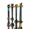 thumbnail image 1 of StoreYourBoard Timber Ski Wall Rack, 4 Pairs of Skis Storage, Wood Home and Garage Mount System, Natural Wood, 1 of 1