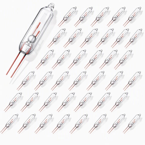 YEMNPIOS 100 Pcs Christmas Replacement Bulbs 2.5V Clear Mini Light Bulbs for Holiday Decor