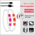 thumbnail image 4 of Miaocao 2 Packs Light Up Dog Collar, LED Dog Collar, USB Rechargeable Dog Lights for Night Walking, Adjustable Glow in The Dark Collars for Small Medium Large Dogs, Waterproof Safety Pets Lights, 4 of 6