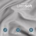 thumbnail image 4 of Bare Home Luxury Duvet Cover and Sham Set - Premium 1800 Collection - Ultra-Soft - Twin/Twin-XL, Light Gray, 2-Pieces, 4 of 10