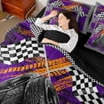 thumbnail image 4 of Castle Fairy Kids Sport Plaid Flag Twin Bedding Sets,Graffiti Splash Bedding Comforter Set, 4 of 8