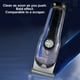 thumbnail image 4 of Fiudx Cortapelos de Acero Inoxidable y Cerdas, Tijeras y Cabezal Engrasados y Cuchilla En Forma de R, Batería de Litio de Carga Rápida, Uso Doméstico En Peluquerías Profesionales, 180 Días de Autonom, 4 of 6