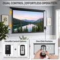 ZENY 92 Inch Motorized Projector Screen 16:9 Electric Auto Roll Up ...