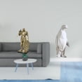 thumbnail image 2 of Figura decorativa de escritorio: estatua de caballero, escultura de pingüino, adorno de resina, arte coleccionable. Ideal como regalo de bodas o para, 2 of 8