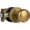 Antique Brass Bronze, variant on Passage Interior Door Knobs, Matte Black Door Knob for Hall and Kitchen, No-Locking Vintage Round Design Door Handle, Zinc Alloy 1 Pack