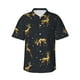 thumbnail image 1 of Balery Christmas Deers Camisas hawaianas de manga corta para hombre, camisas playeras de corte holgado, camisas de vacaciones con botones,Small, 1 of 7