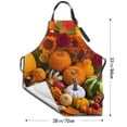 thumbnail image 5 of Fall Pumpkins Adjustable Apron with 2 Pockets for Women Men Thanksgiving Chef Bib for Cooking Garden Painting, 5 of 7