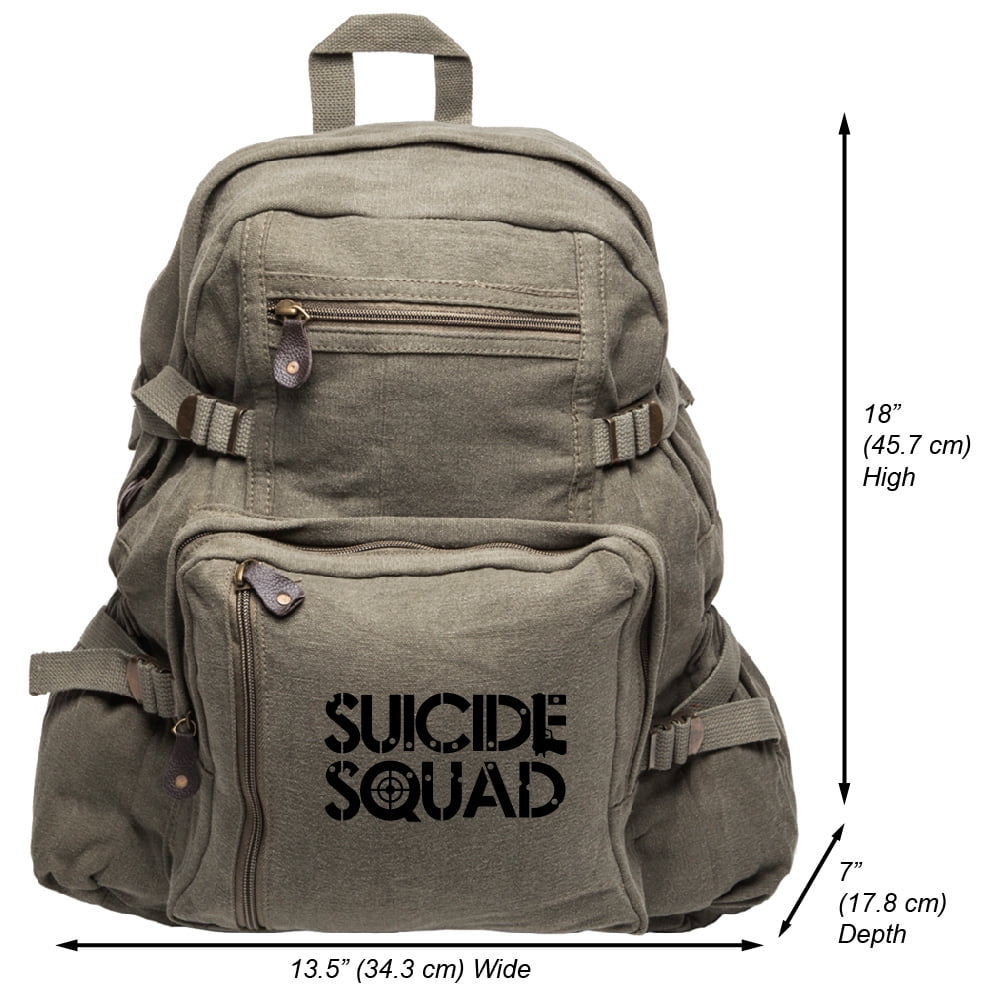 squad canvas backpack