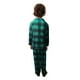 thumbnail image 3 of Conjunto de pijamas navideños a juego para toda la familia: camisa de manga larga a cuadros y pantalón con cintura elástica., 3 of 10