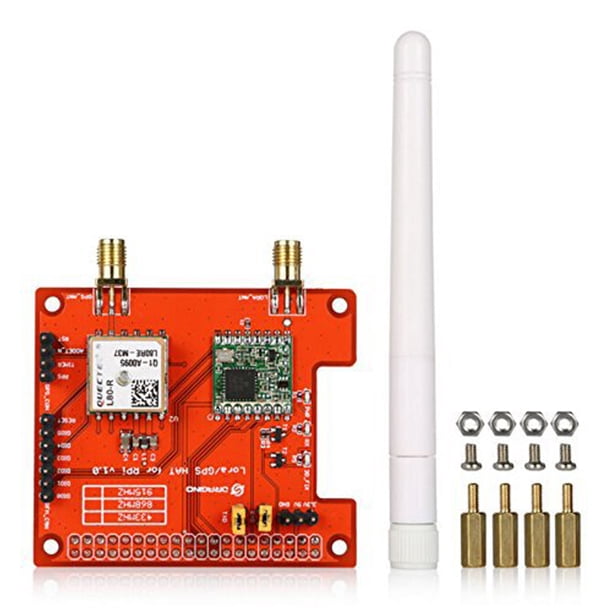 Kit de placa de expansión inalámbrica Lora GPS_HAT de 915 MHz compatible con Raspberry PI