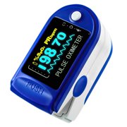 LED Finger Pulse Oximeter - Pulse Rate and Blood Oxygen Level Monitor