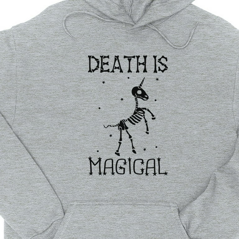 Unicorn skull hoodie hot sale