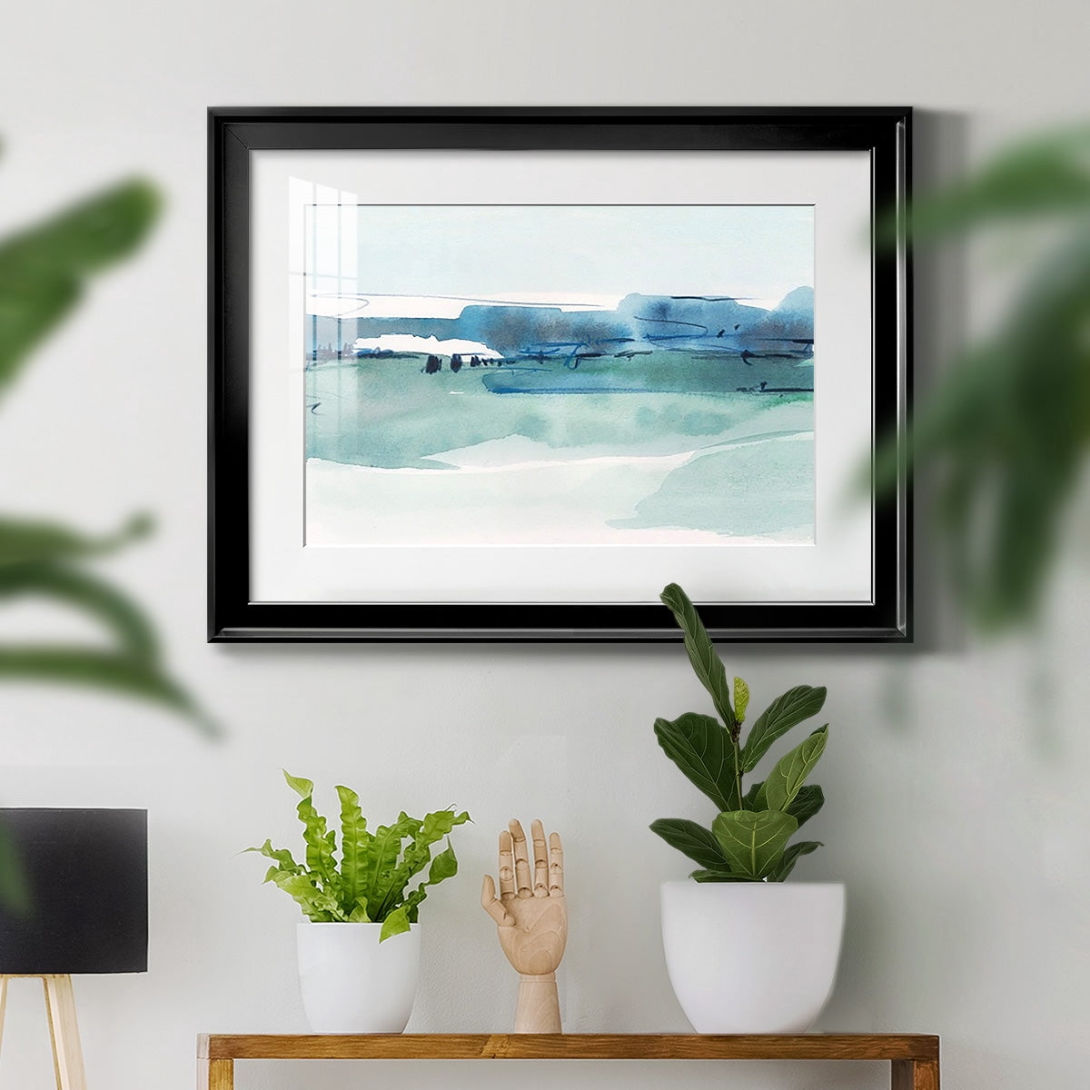 Ultramarine Vista I Premium Framed Print - Ready to Hang