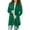 Green, variant on Cardigan Sweaters For Women Solid Color European American Mid Length Coarse Knit Cardigan Polyester Spandex Blended Cardigan Outerwear Jackets 1X Green M Sweaters For Women