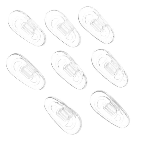 UNOMOR 4 Pairs Anti Slip Glasses Cover Transparent Silicone for Maximum Comfort