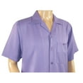 thumbnail image 4 of Men 2pc Walking Leisure Suit Short Sleeves By DREAMS 256-29 Solid Lavender, 4 of 6