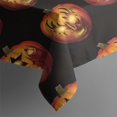 thumbnail image 4 of Halloween Jack Lanterns Pattern Rectangle Tablecloth 60"x120",Waterproof Polyester Rectangle Table Cloth, Wipeable Spillproof Polyester Tablecloth for Dining, Camping, Indoor and Outdoor, 4 of 6