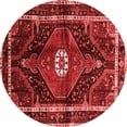 thumbnail image 1 of Ahgly Company Indoor Round Persian Red Traditional Area Rugs, 7' Round, 1 of 4