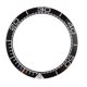 thumbnail image 1 of Inserto de bisel de reloj profesional Accesorio de repuesto de reparación de anillo de bisel de reloj de cerámica de 38 mm para relojero Base negra Línea punteada de dígitos blancos, 1 of 10