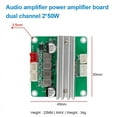 thumbnail image 3 of Placa Amplificadora Audio Estéreo TPA3116 TPA3116D2 Módulo Amplificador de Potencia Digital de Canal Dual de 50 W y 50 W CC 12-24 V, 3 of 5