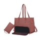 thumbnail image 3 of Bolso de mano para mujer, bolso para portátil, a prueba de fugas, bolsa térmica para alimentos fríos y calientes, lonchera grande Marrón, 3 of 9