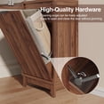 thumbnail image 4 of Conate Kitchen Tilt Out Trash Can Cabinet, Farmhouse 13 Gallon Hidden Garbage Bin Storage Cabinet with Odor Control, Brown, 4 of 6