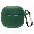 thumbnail image 1 of Silicone Protective Case with Hook for Bluetooth Earbuds - Black, 1 of 4