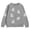 Grey, variant on JIAYUE Girls Crew Neck Sweatshirt Halloween Rhinestone Graphic Pullover Long Sleeve Hoodless Top for Fall Holiday Wear