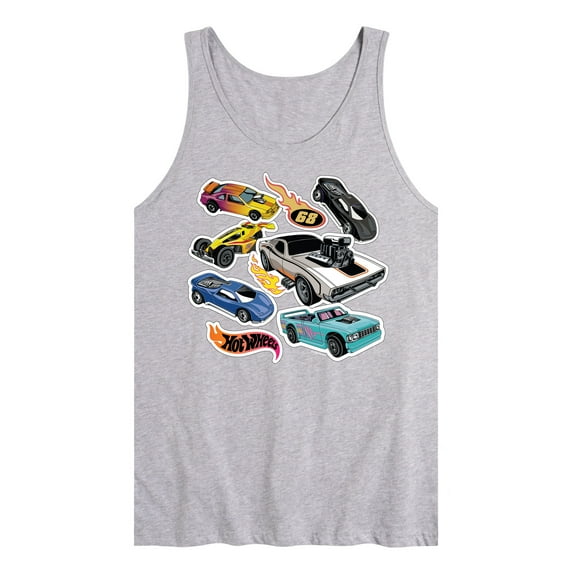Hot Wheels - Stickers - Men's Jersey Tank