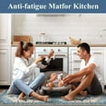 thumbnail image 3 of Kitchen Rugs and Runners Set of 3, Yamaziot Kitchen Mat for Floor, Non Slip Skid Comfort Washable Farmhouse Carpet for Laundry Room Sink, 20"x32"+20"x32"+20"x47", 3 of 7