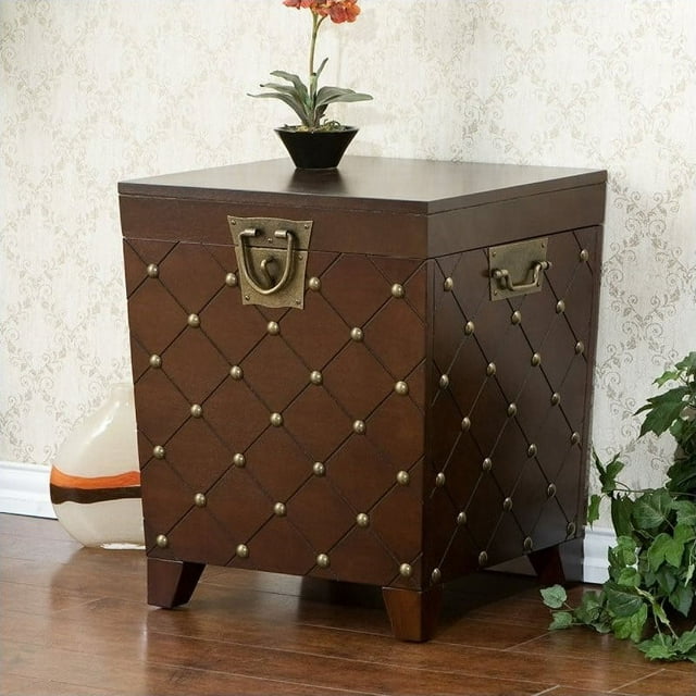 SEI Meubles Espresso Clou Fin Table Tronc