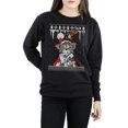 thumbnail image 2 of Tom And Jerry Sweat-Shirt de Noël Fair Isle pour Femmes, 2 of 5