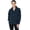 Navy, variant on Apparel 5507 Women's Skyline Pack-N-Go Full Zip Reflective Jacket-Black-XS
