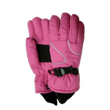 Aquarius Girls Pink Thinsulate Snow & Ski Gloves (Best Careers For Aquarius Female)