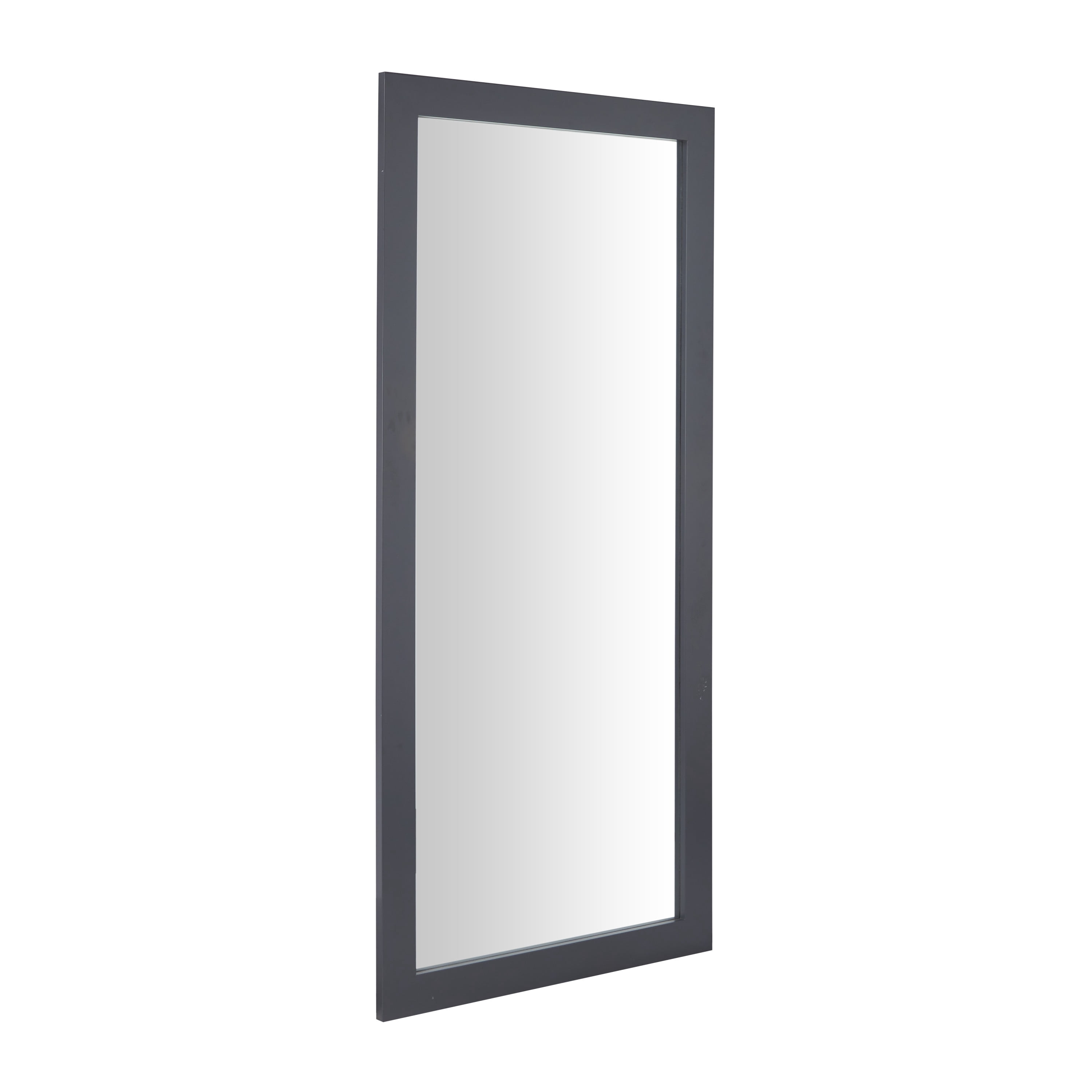 DecMode 33" x 70" Gray Wall Mirror