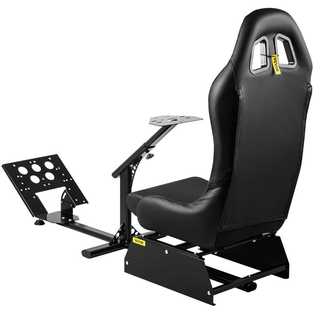 VEVOR – Simulateur de Cockpit, Support de Volant, Siège de Course, Chaise  de Jeu pour Logitech G29 